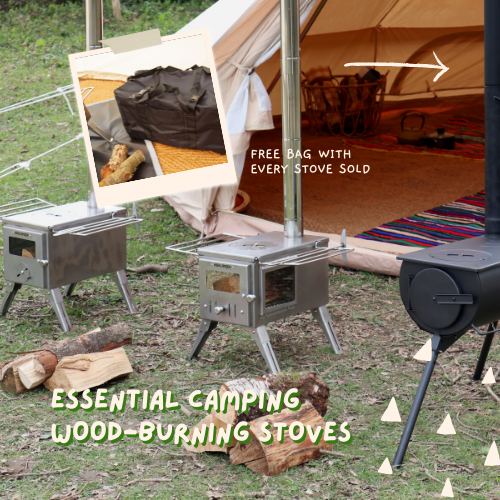 essential camping wood-burning stoves