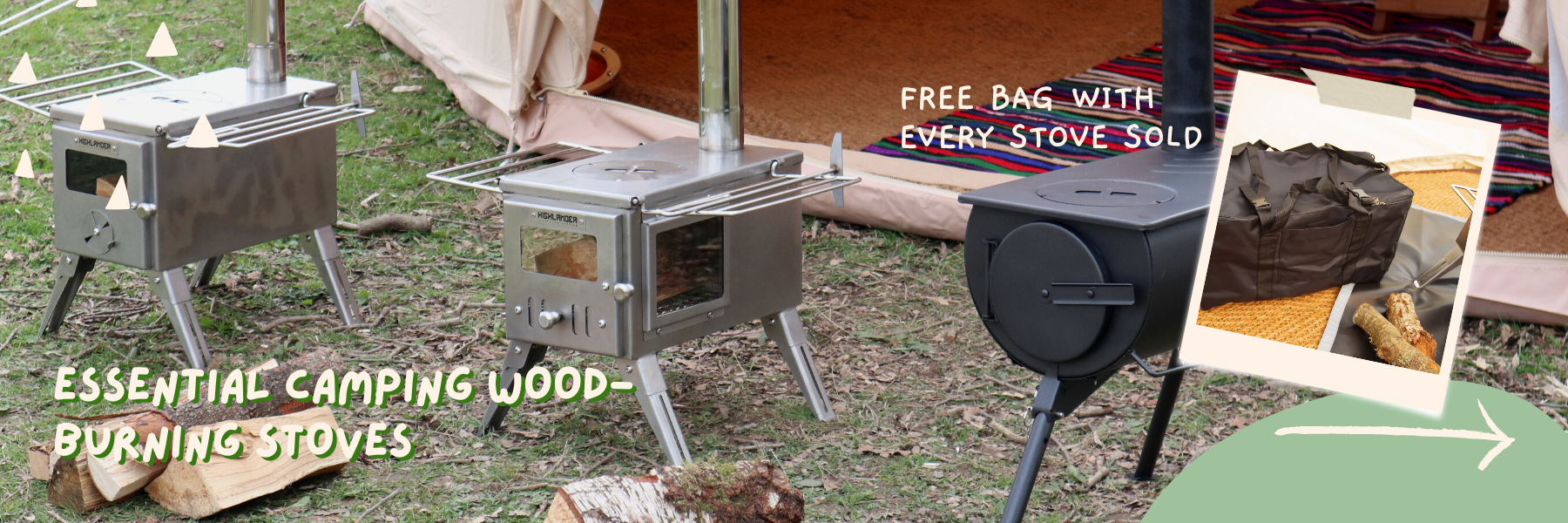 essential camping wood-burning stoves