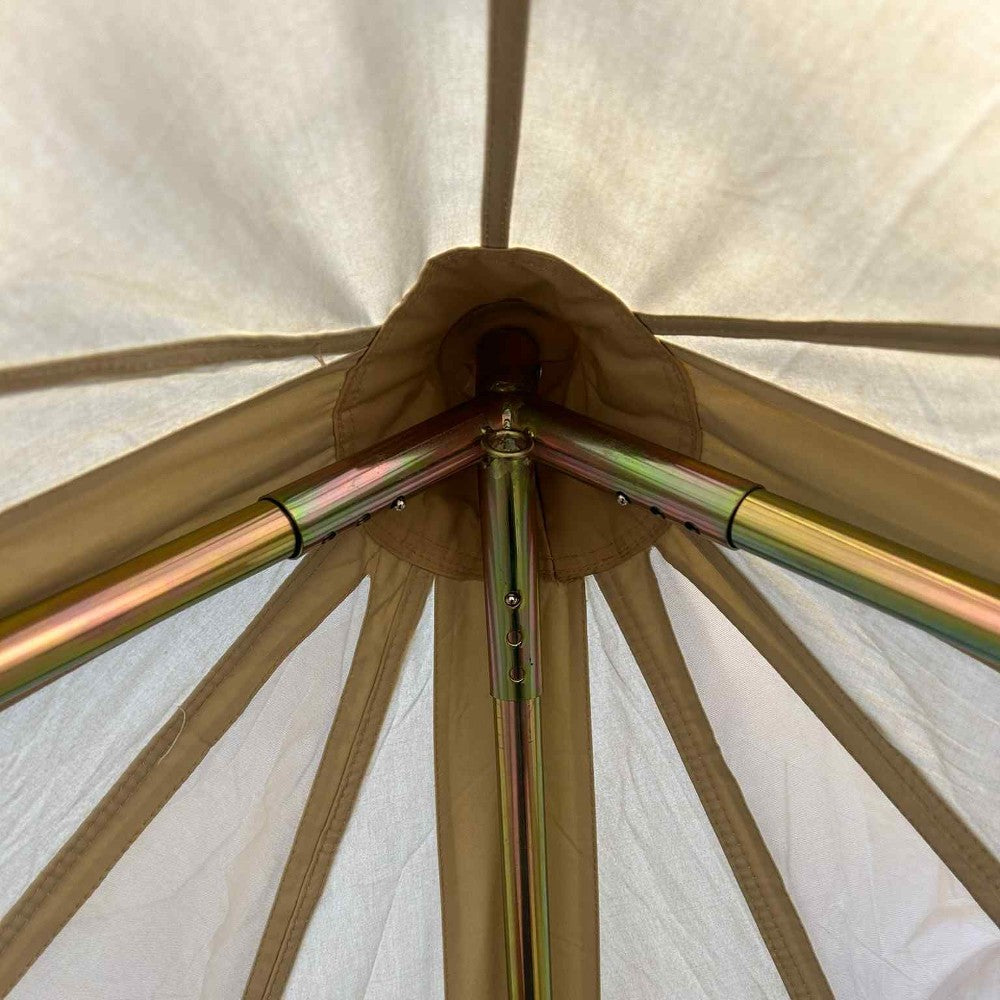 3m Bell Tent Fireproof With Stove Hole & Flap (No Centre Pole) - Bell Tent Sussex