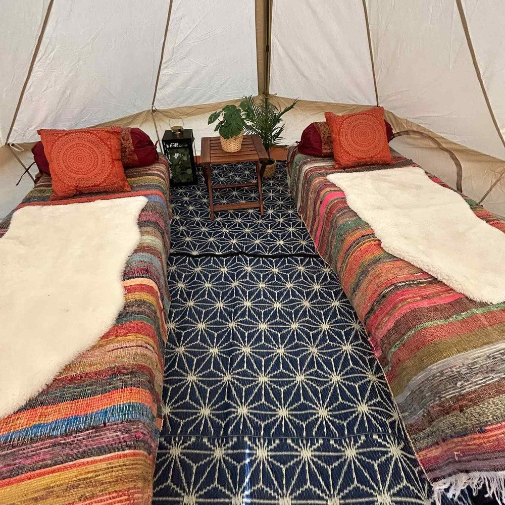 3m Bell Tent Fireproof With Stove Hole & Flap (No Centre Pole) - Bell Tent Sussex