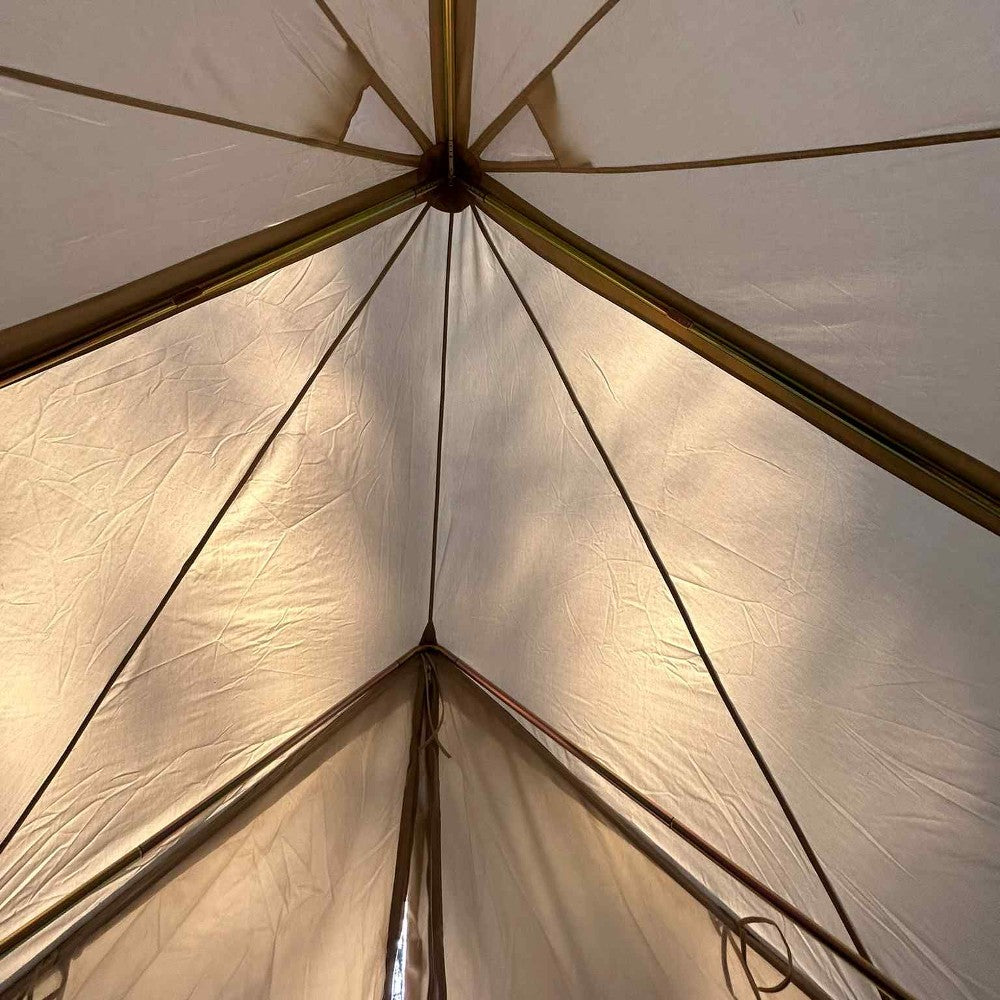 3m Bell Tent Fireproof With Stove Hole & Flap (No Centre Pole) - Bell Tent Sussex