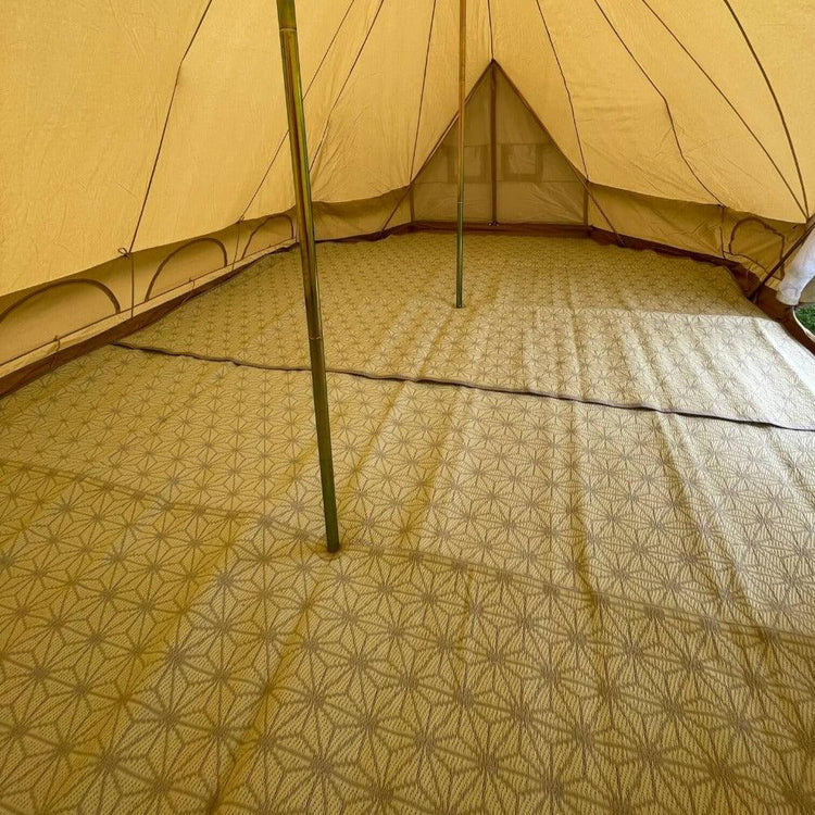 Poly Propylene Mat Cream - Fire Retardant - Bell Tent Sussex