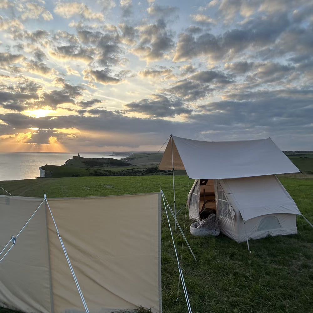 Canvas Windbreak - Bell Tent Sussex