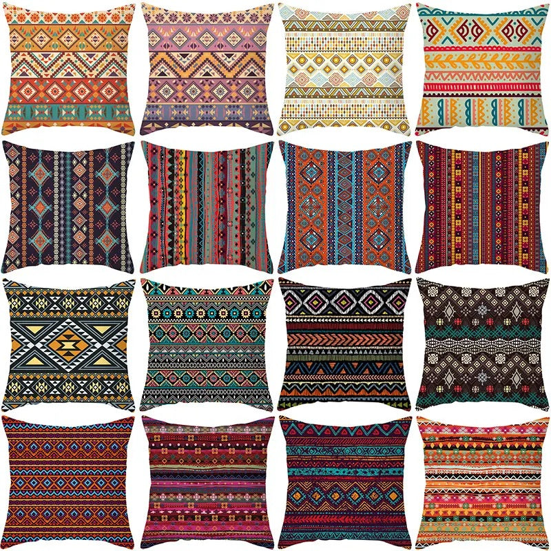 Boho Print Cushion Covers - Bell Tent Sussex