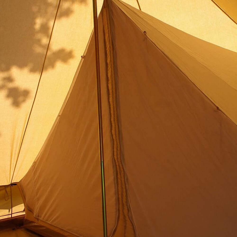 6m Bell Tent Fireproof With Stove Hole & Flap - Bell Tent Sussex