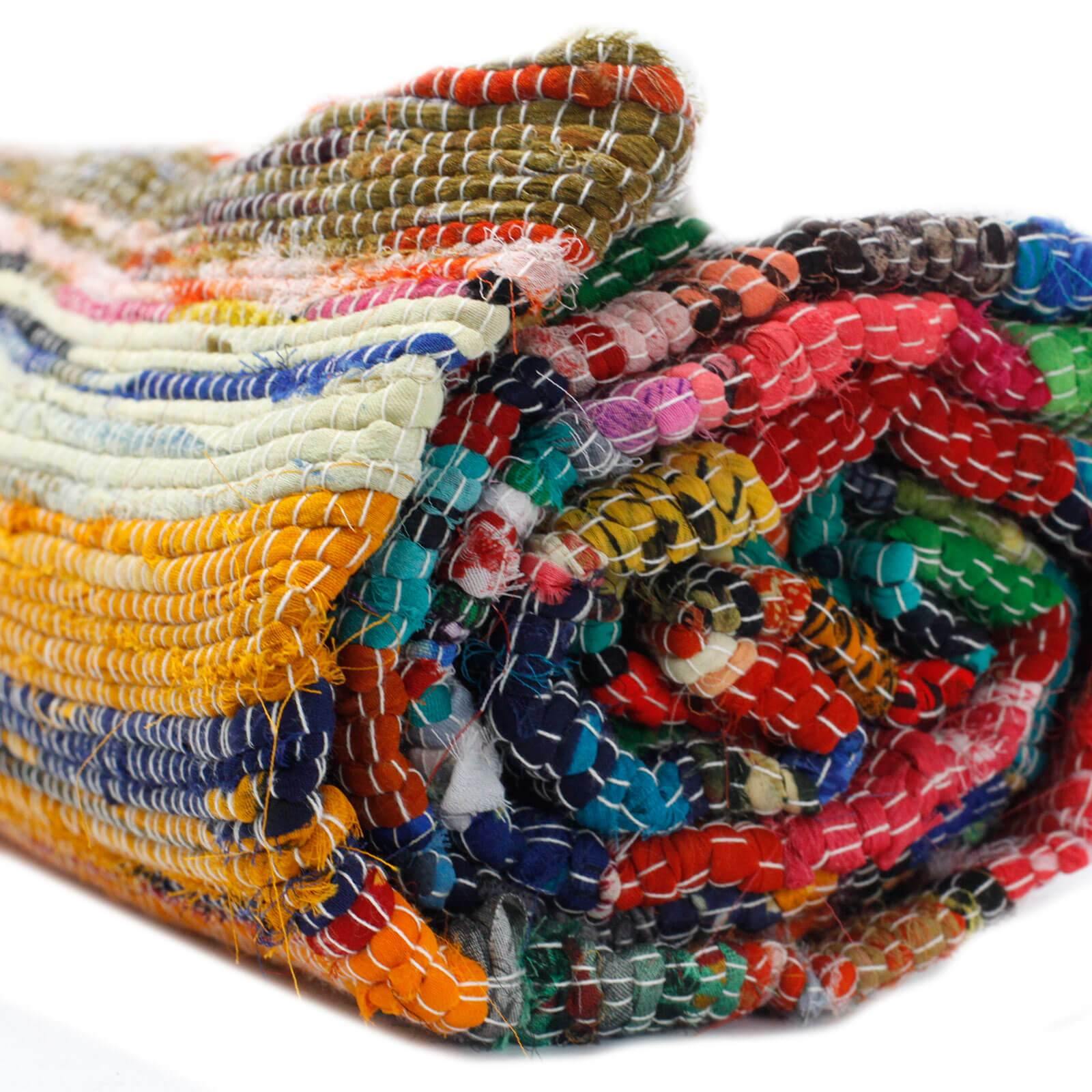 Indian Rag Rugs - Bell Tent Sussex