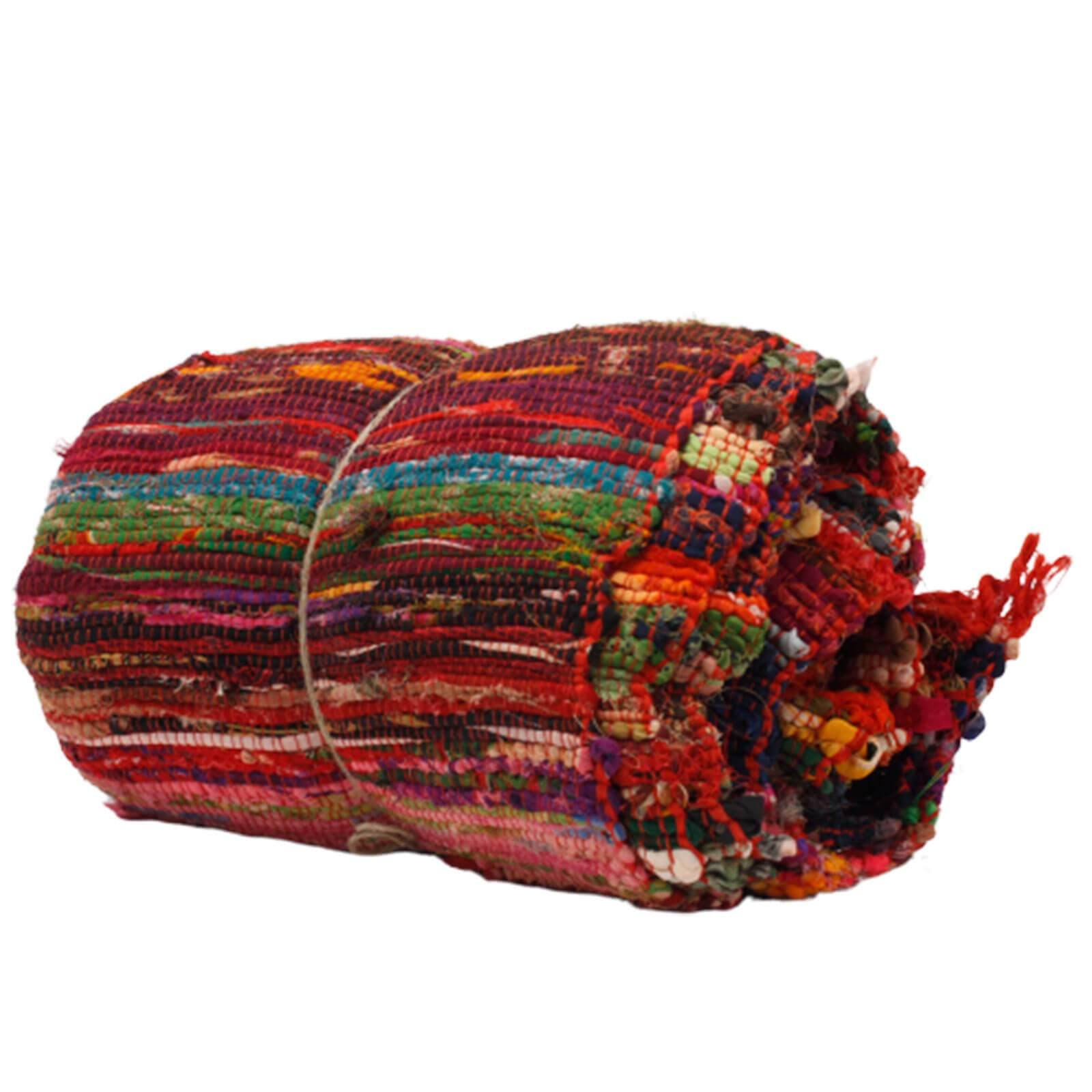Indian Rag Rugs - Bell Tent Sussex