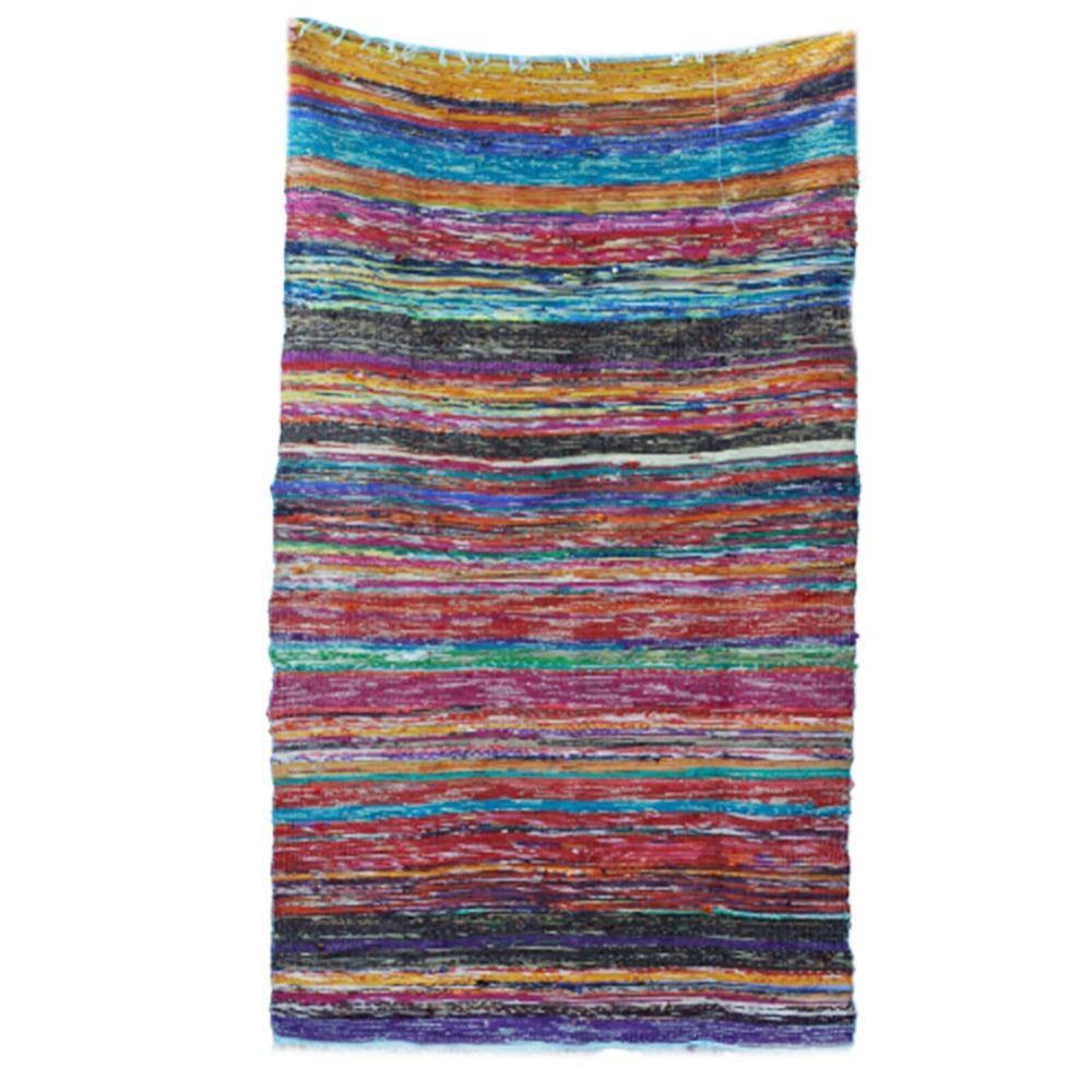 Indian Rag Rugs - Bell Tent Sussex