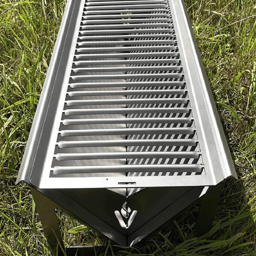 BBQ Grill Fire Pit (Portable & Flat Pack) - Bell Tent Sussex