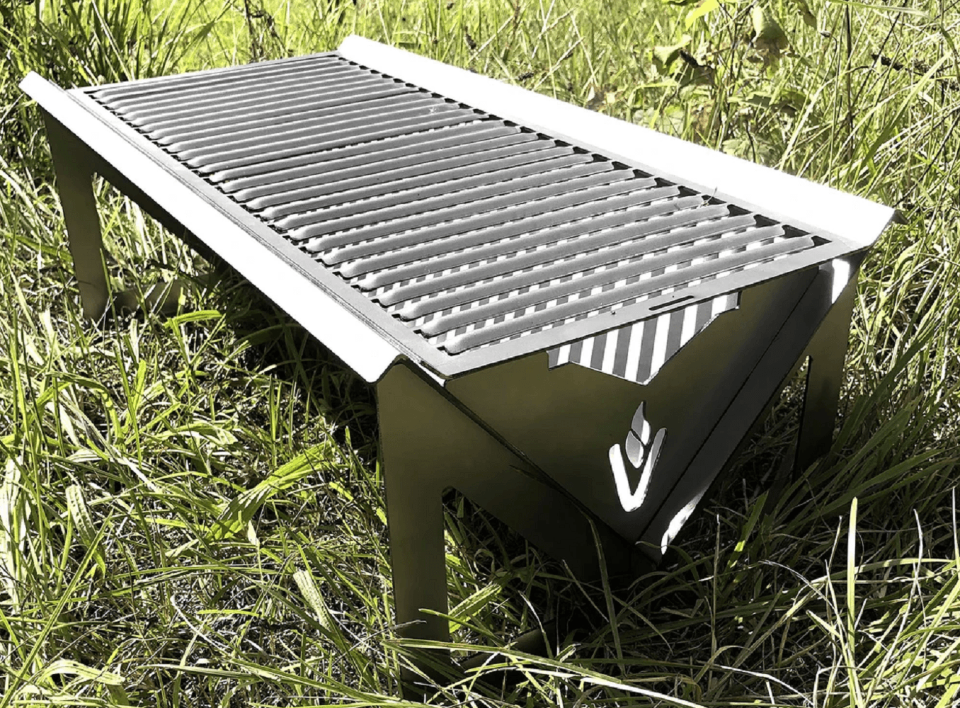 BBQ Grill Fire Pit (Portable & Flat Pack) - Bell Tent Sussex