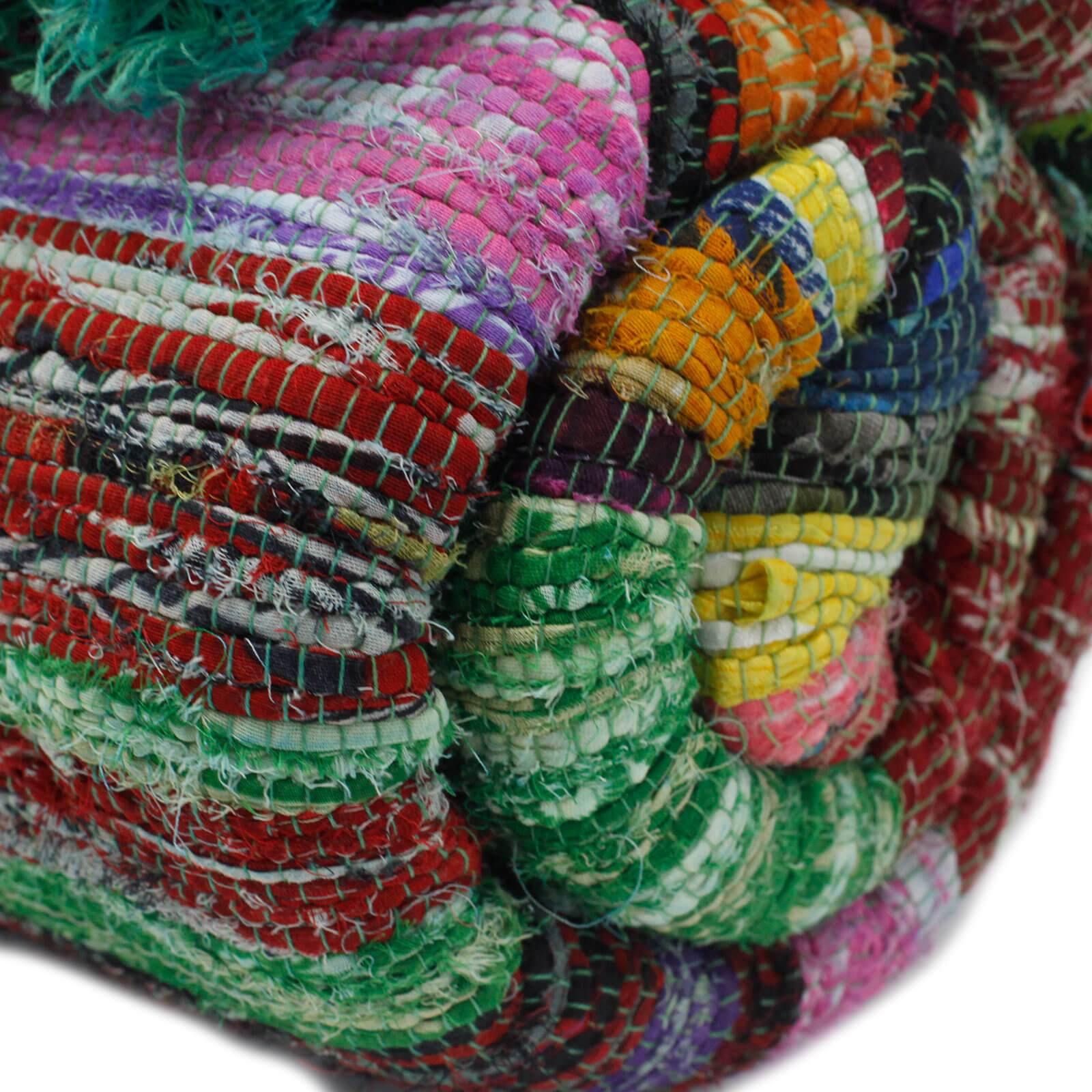 Indian Rag Rugs - Bell Tent Sussex
