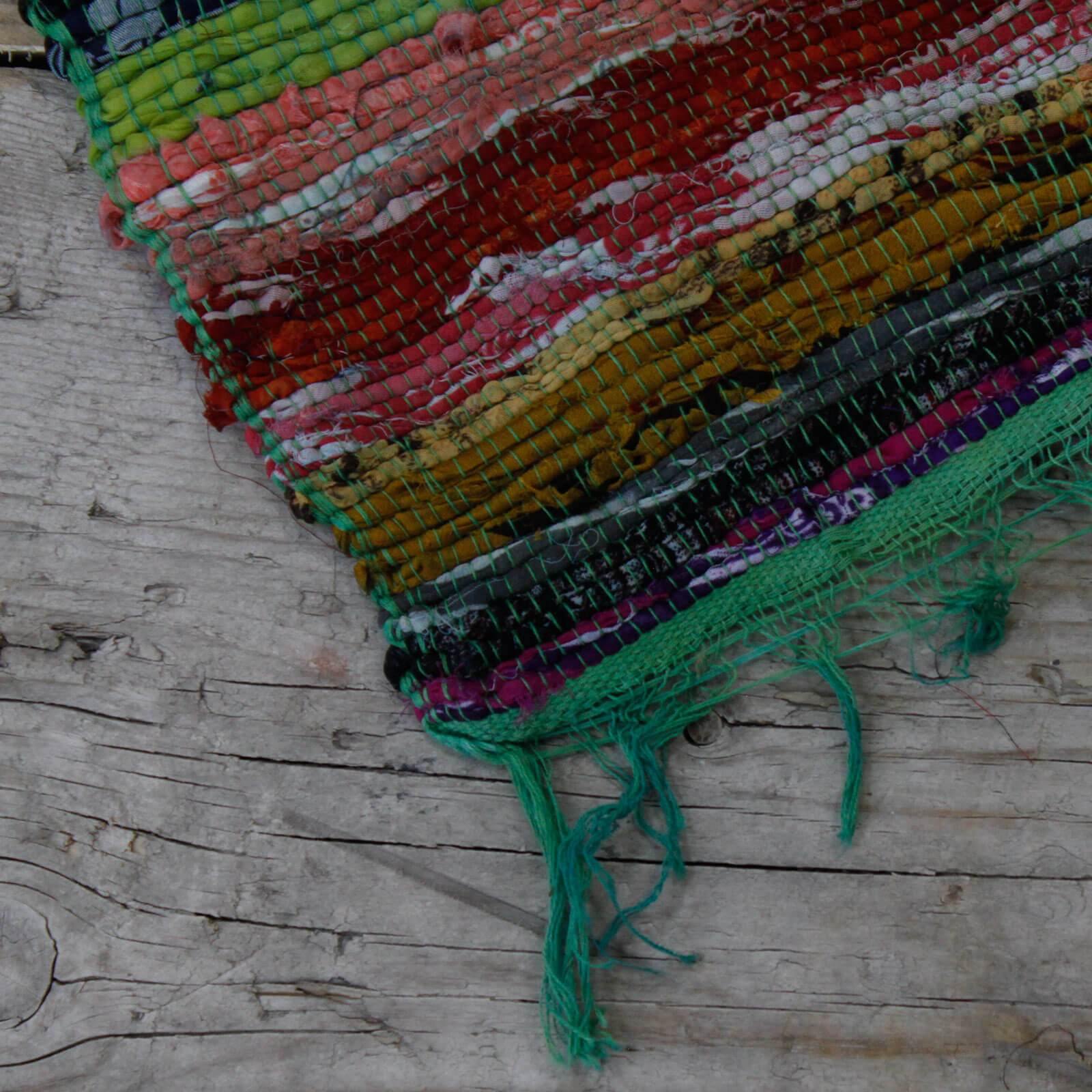 Indian Rag Rugs - Bell Tent Sussex