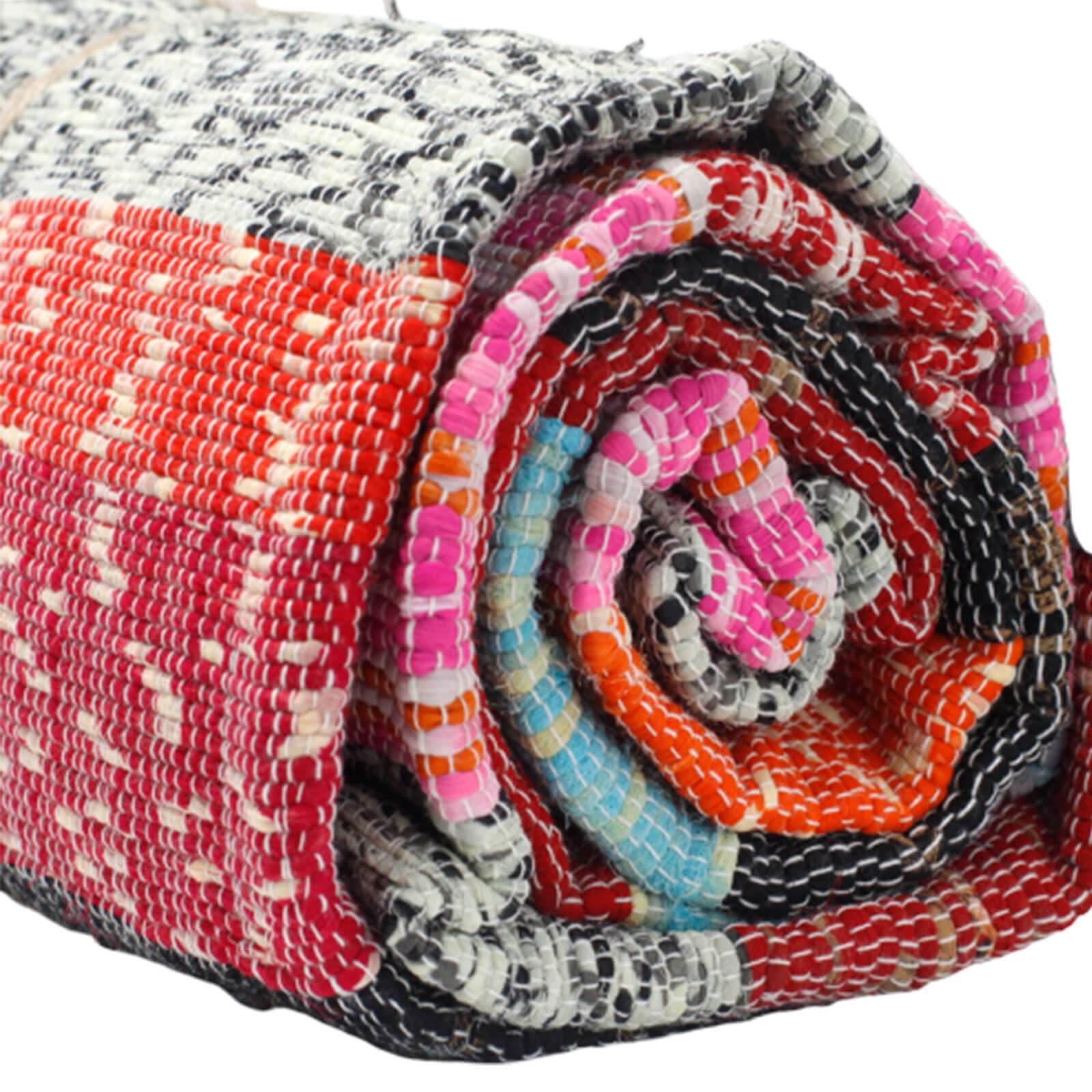 Indian Rag Rugs - Bell Tent Sussex