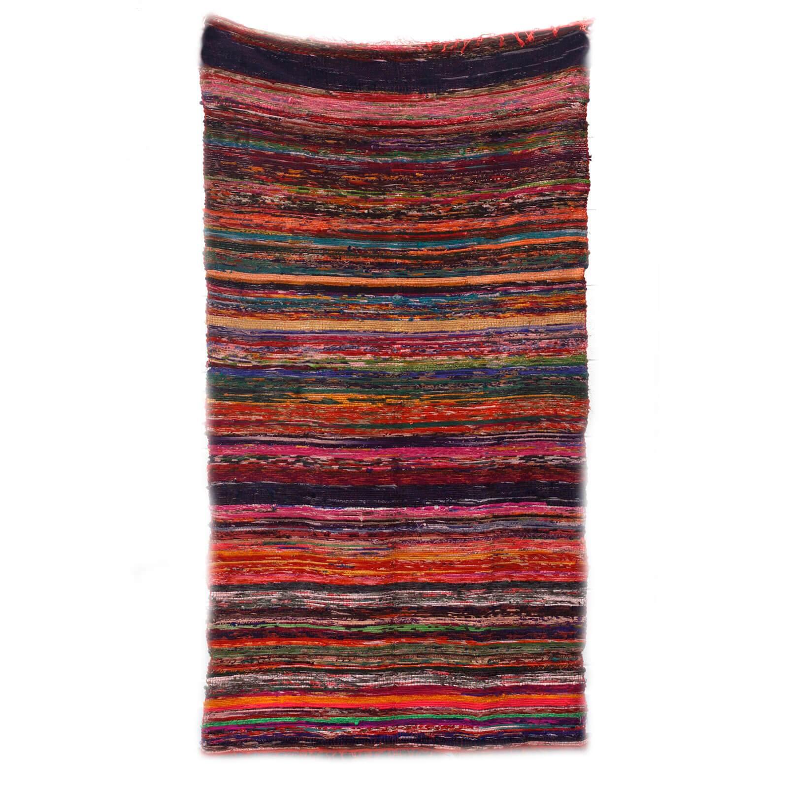 Indian Rag Rugs - Bell Tent Sussex