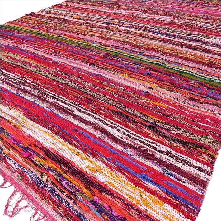 Indian Rag Rugs - Bell Tent Sussex