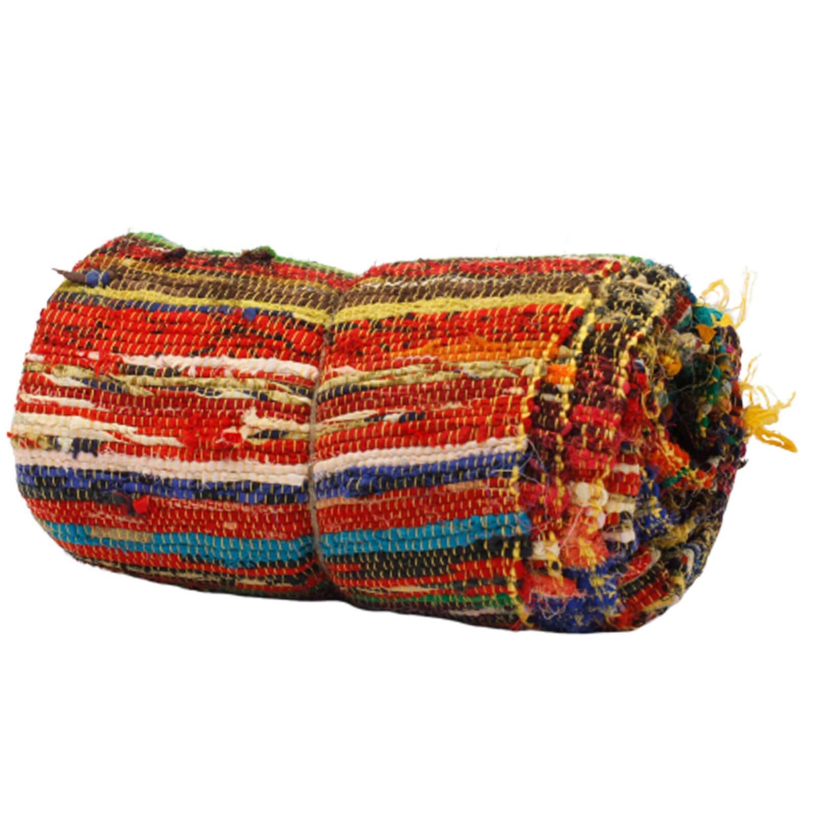 Indian Rag Rugs - Bell Tent Sussex