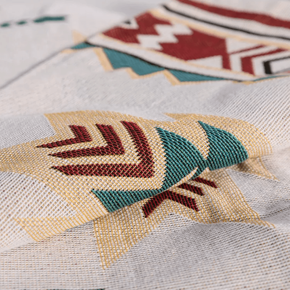 Bohemian Reversible Cotton Blanket - Bell Tent Sussex