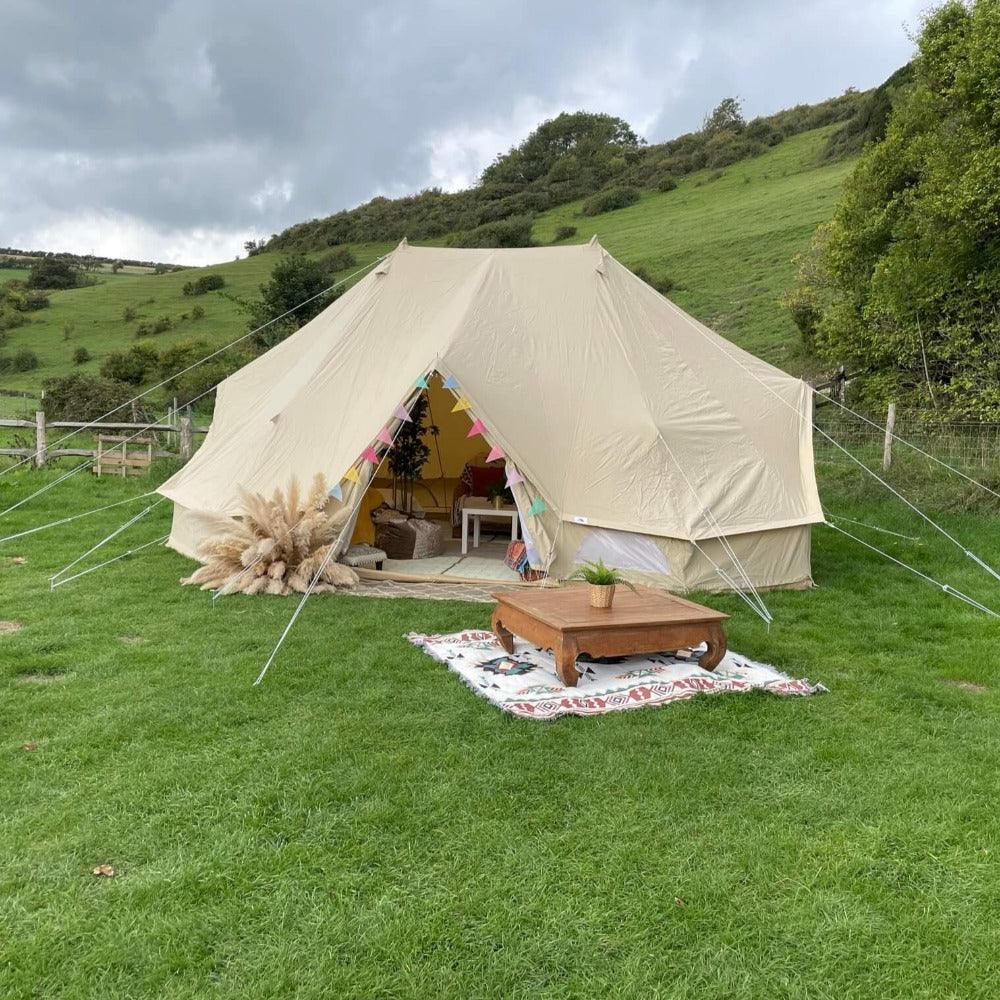 Emperor Tents - Fireproof With Stove Hole &amp; Flap - Bell Tent Sussex