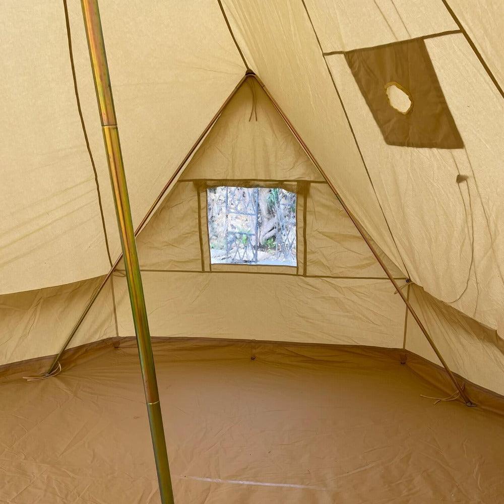 Emperor Tents - Fireproof With Stove Hole &amp; Flap - Bell Tent Sussex