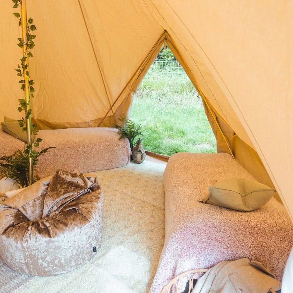 Emperor Tents - Fireproof With Stove Hole &amp; Flap - Bell Tent Sussex