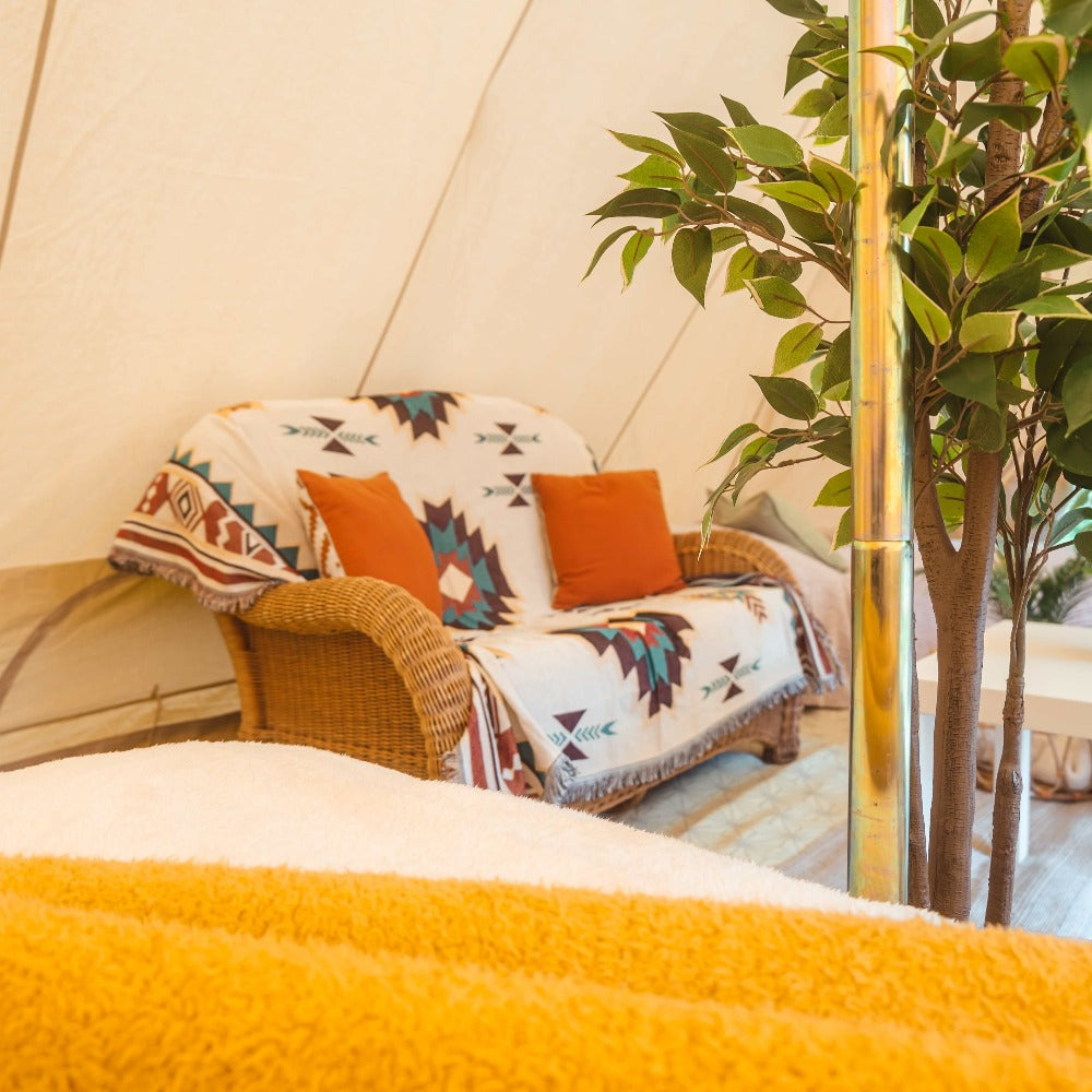 Emperor Tents - Fireproof With Stove Hole & Flap - Bell Tent Sussex