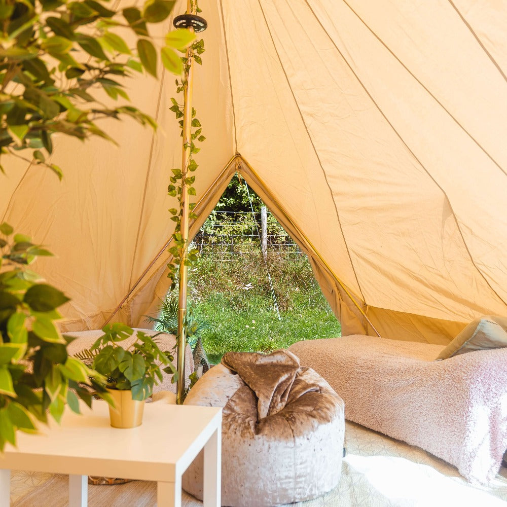 Emperor Tents - Fireproof With Stove Hole &amp; Flap - Bell Tent Sussex