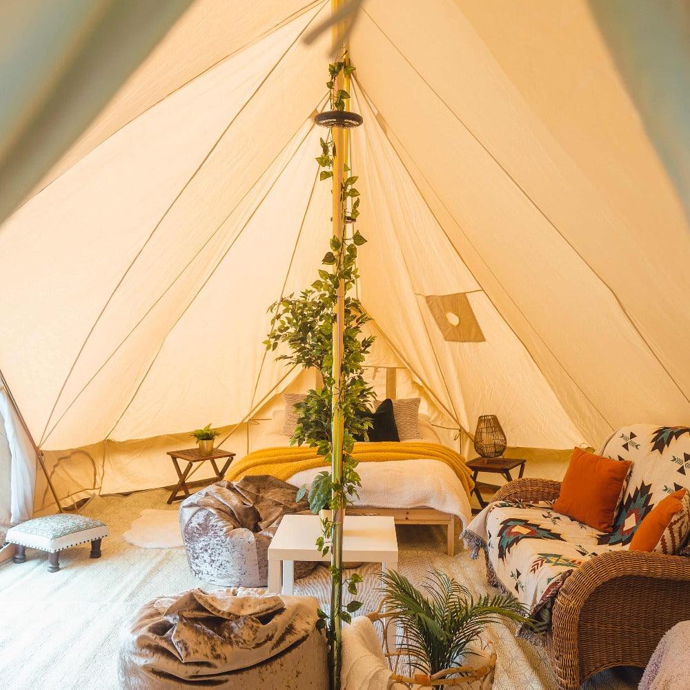 Emperor Tents - Fireproof With Stove Hole &amp; Flap - Bell Tent Sussex