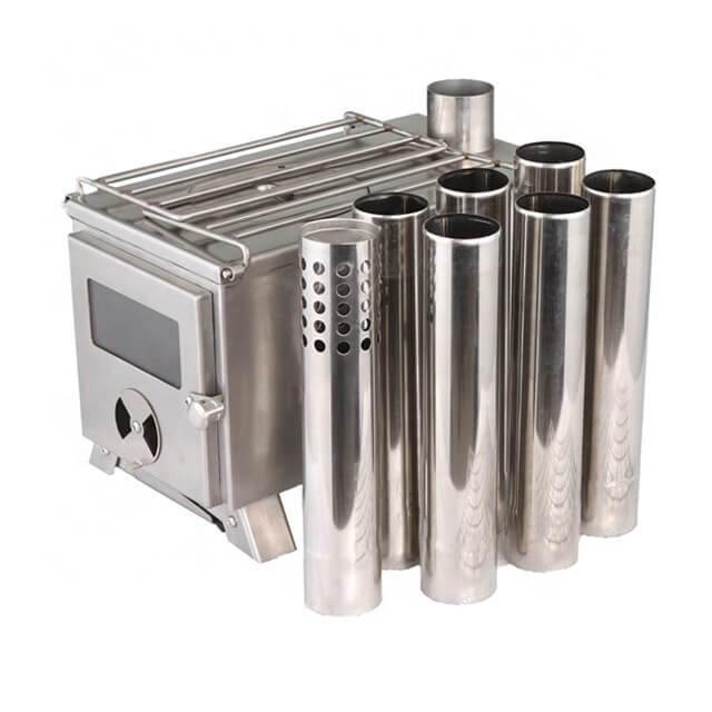 Highlander 304 Stainless Steel Portable Stove - Bell Tent Sussex