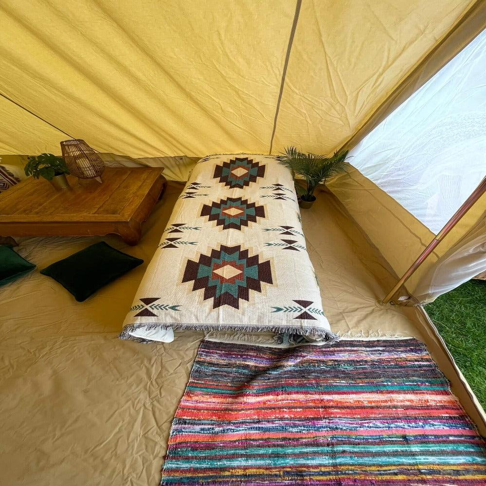 Touareg Tents For Sale - Fireproof With Stove Hole & Flap - Bell Tent Sussex