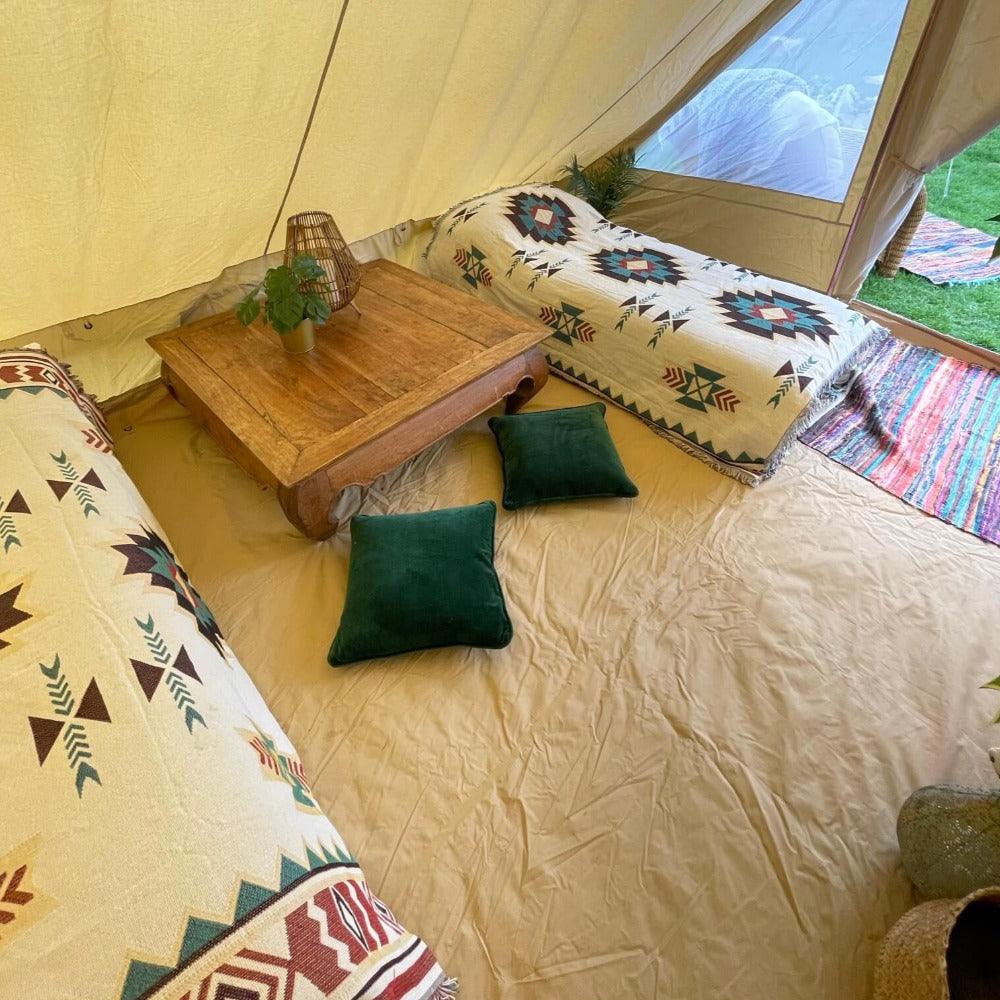 Touareg Tents For Sale - Fireproof With Stove Hole & Flap - Bell Tent Sussex