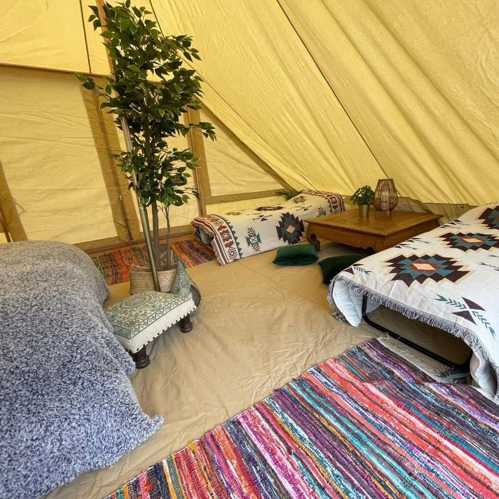 Touareg Tents For Sale - Fireproof With Stove Hole & Flap - Bell Tent Sussex