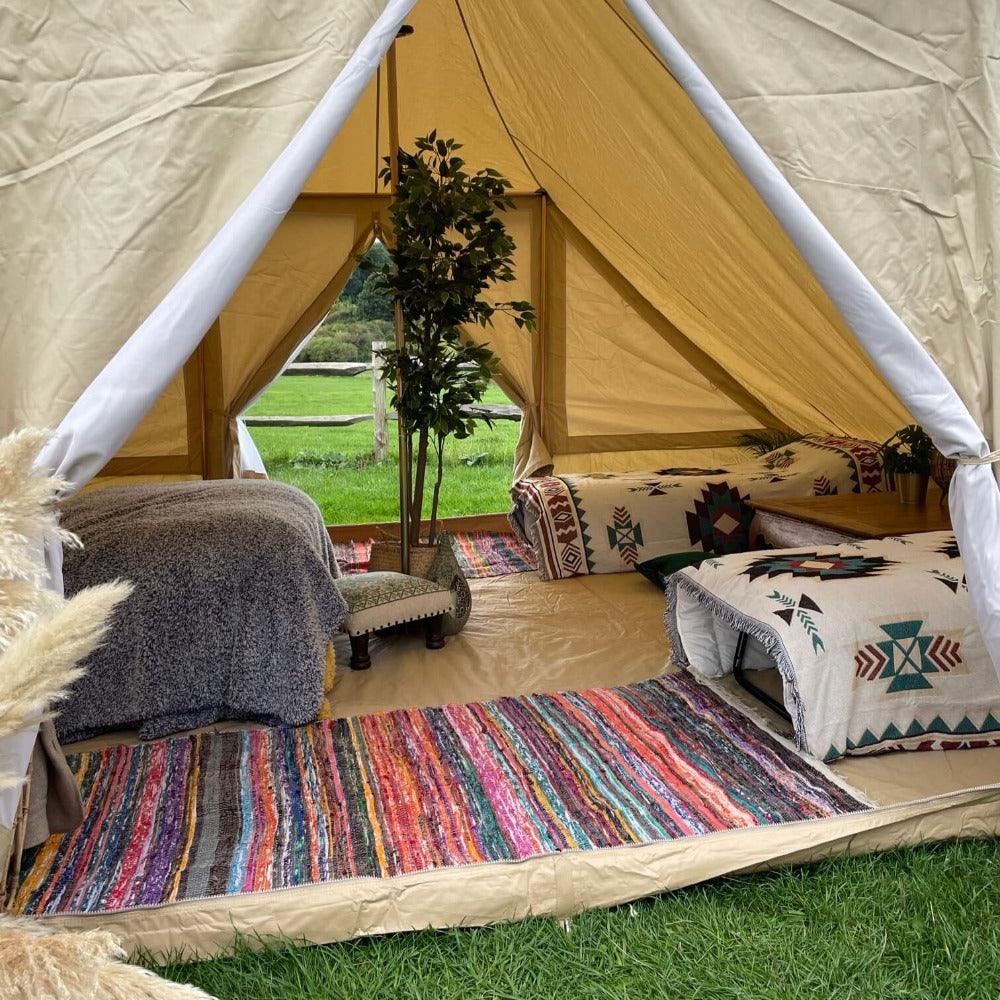 Touareg Tents For Sale - Fireproof With Stove Hole & Flap - Bell Tent Sussex
