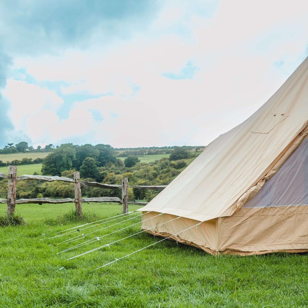 Touareg Tents For Sale - Fireproof With Stove Hole & Flap - Bell Tent Sussex