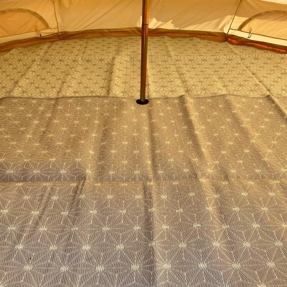 Poly Propylene Mat Cream - Fire Retardant - Bell Tent Sussex