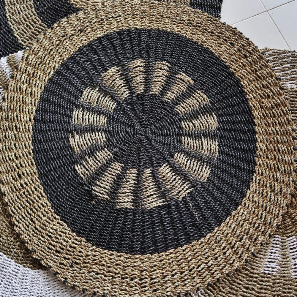 Seagrass Rugs Round - Eco-Friendly - Bell Tent Sussex