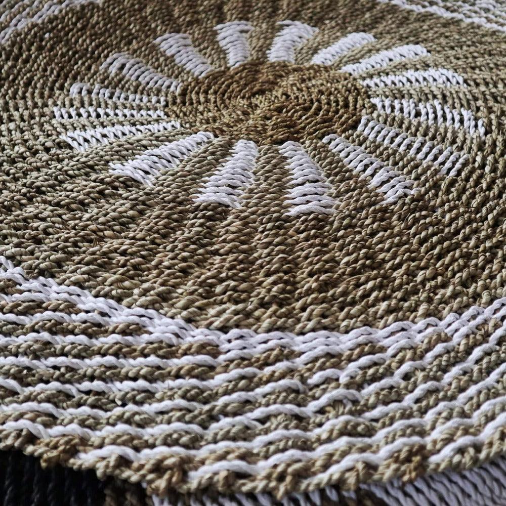 Seagrass Rugs Round - Eco-Friendly - Bell Tent Sussex