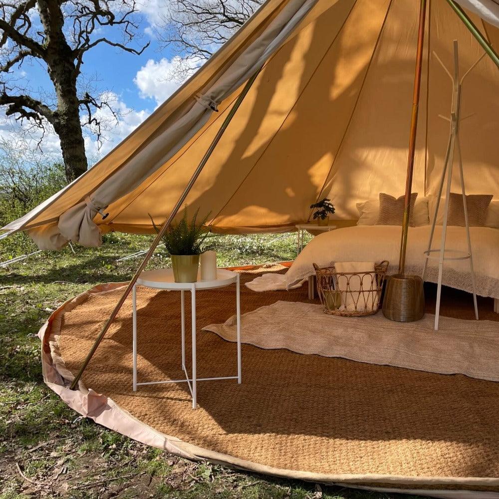 5m Bell Tent Fireproof With Stove Hole & Flap - Bell Tent Sussex