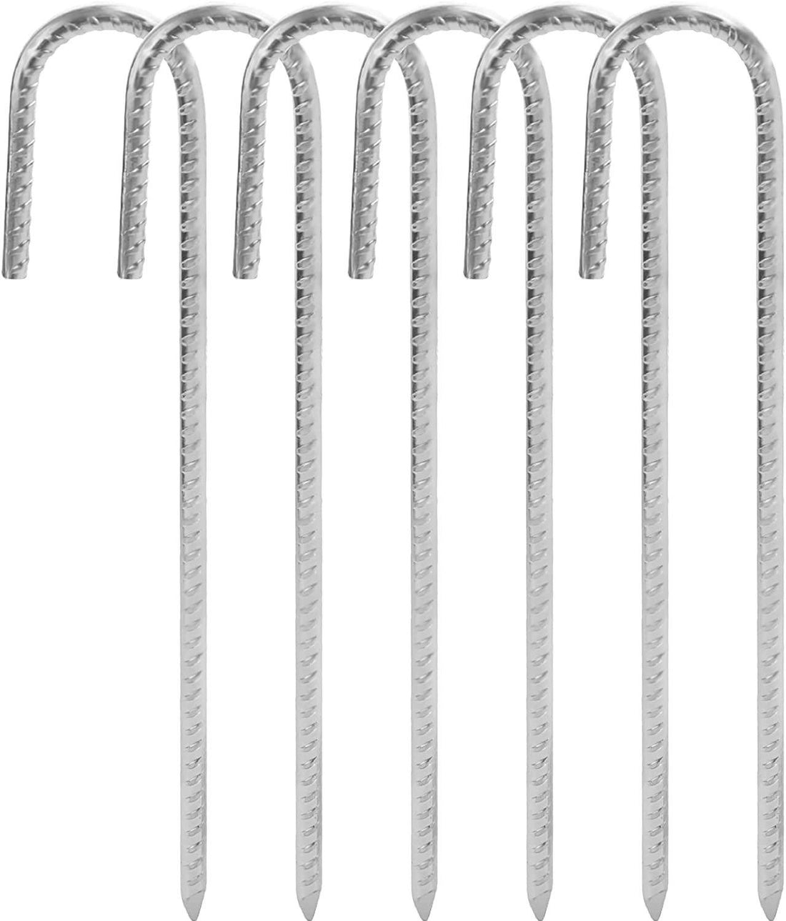 Heavy Duty Ribbed Steel Tent Pegs and Canvas Bag Set - Bell Tent Sussex