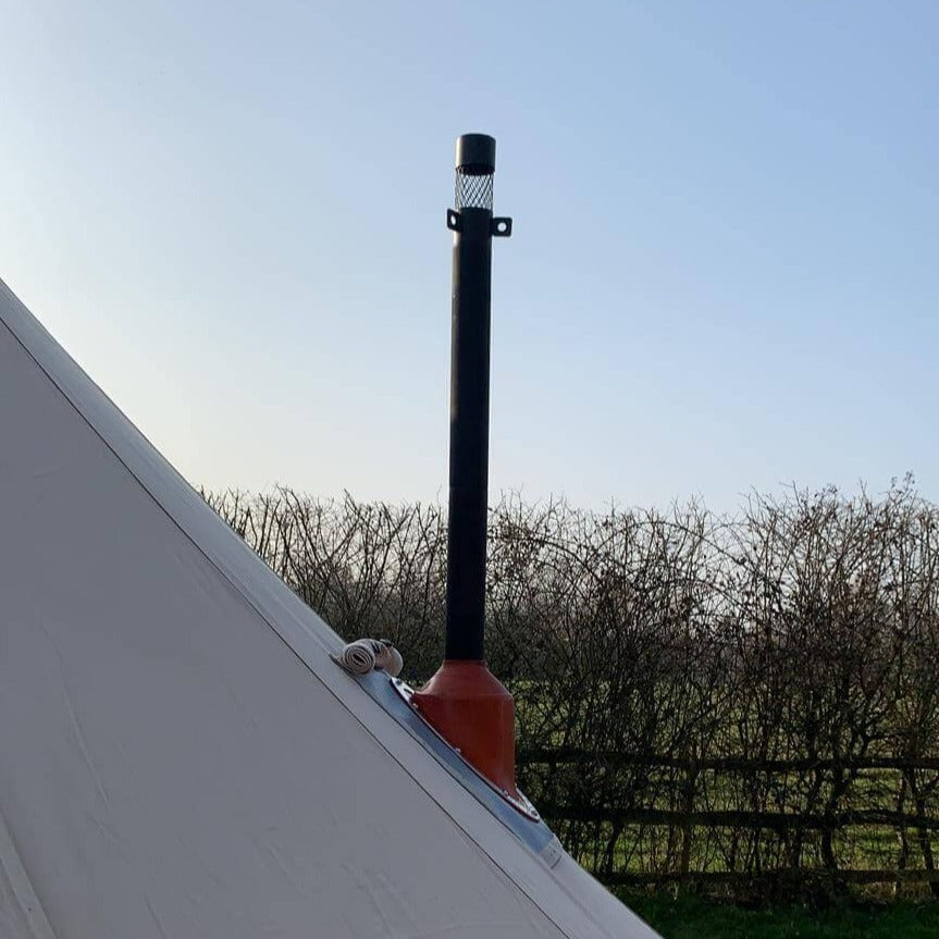 5m Bell Tent Fireproof With Stove Hole & Flap - Bell Tent Sussex