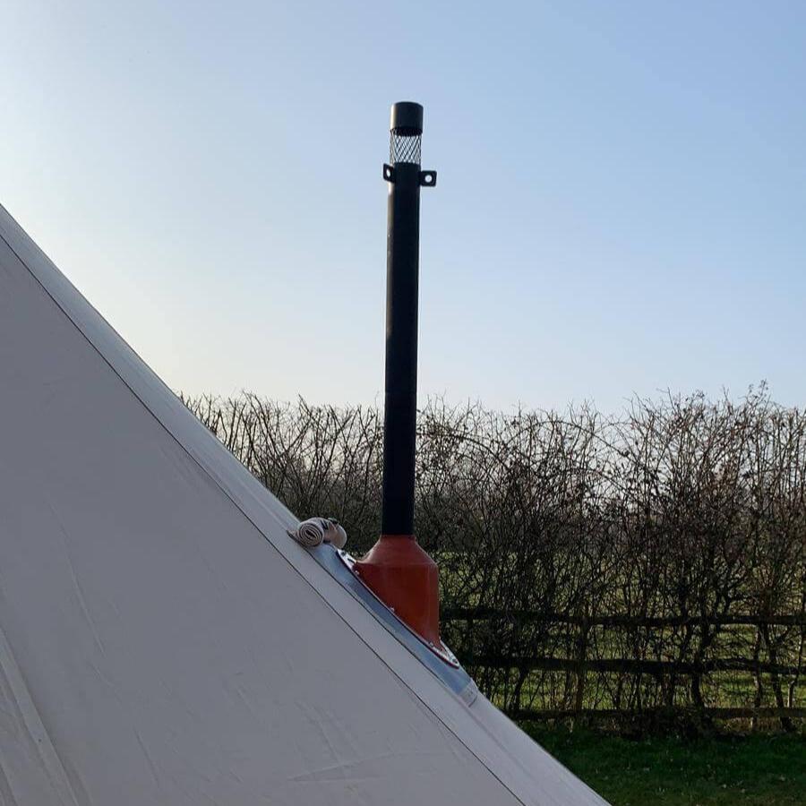 Bell Tent Fireproof Canvas Stove Flap - Bell Tent Sussex