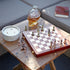Square Bed Side Table / Coffee Table - Recycled Wood - Bell Tent Sussex