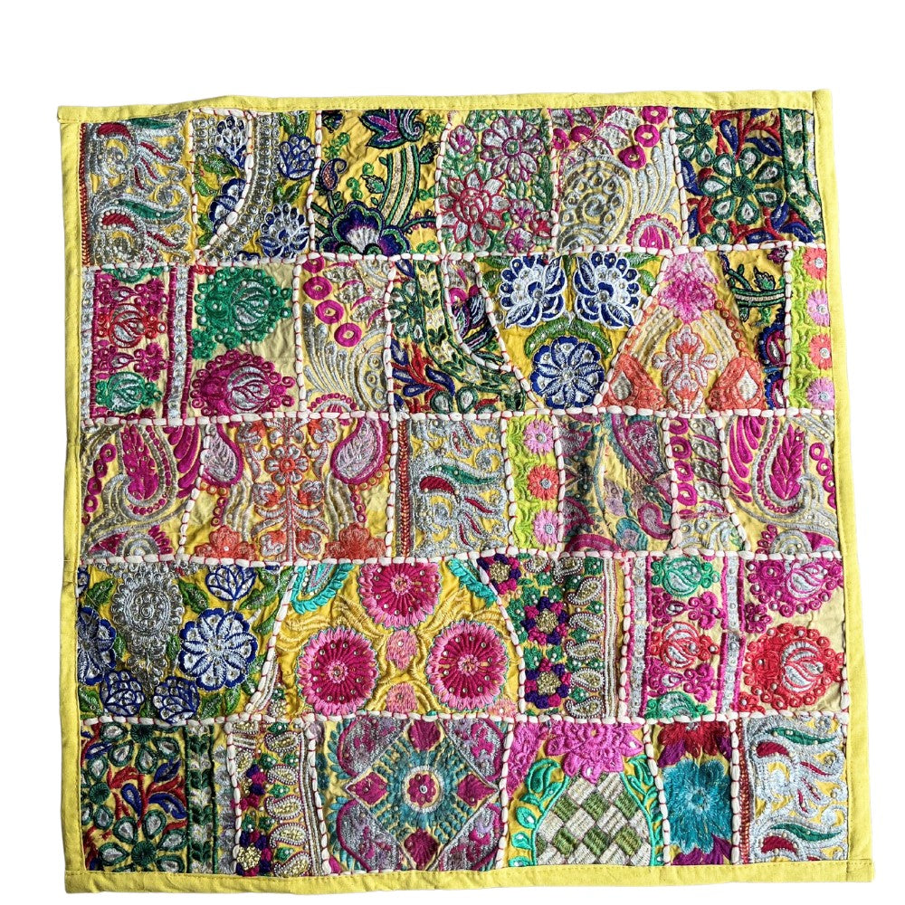 Indian Cushion Covers Handmade - Bell Tent Sussex