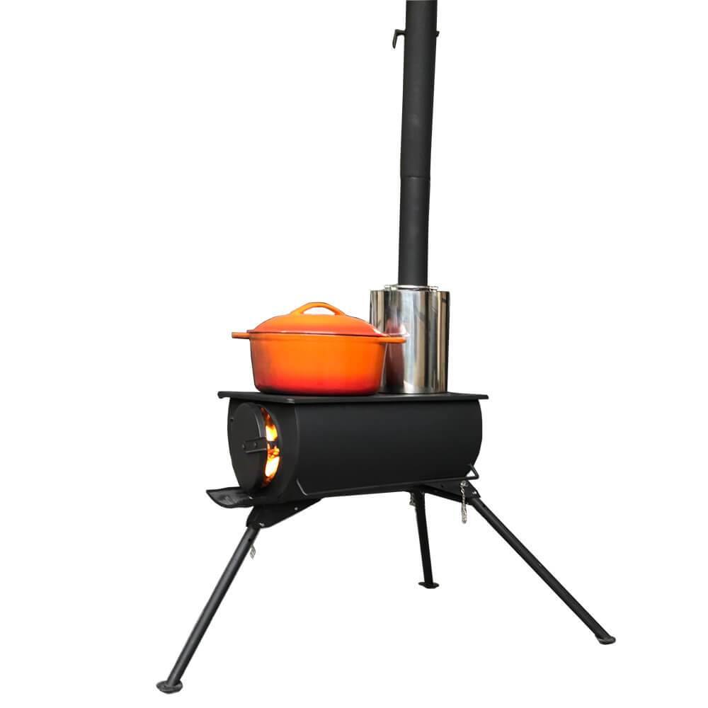 Highlander BLK Portable Stove - Bell Tent Sussex