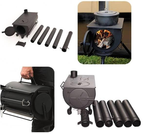 Highlander BLK Portable Stove - Bell Tent Sussex