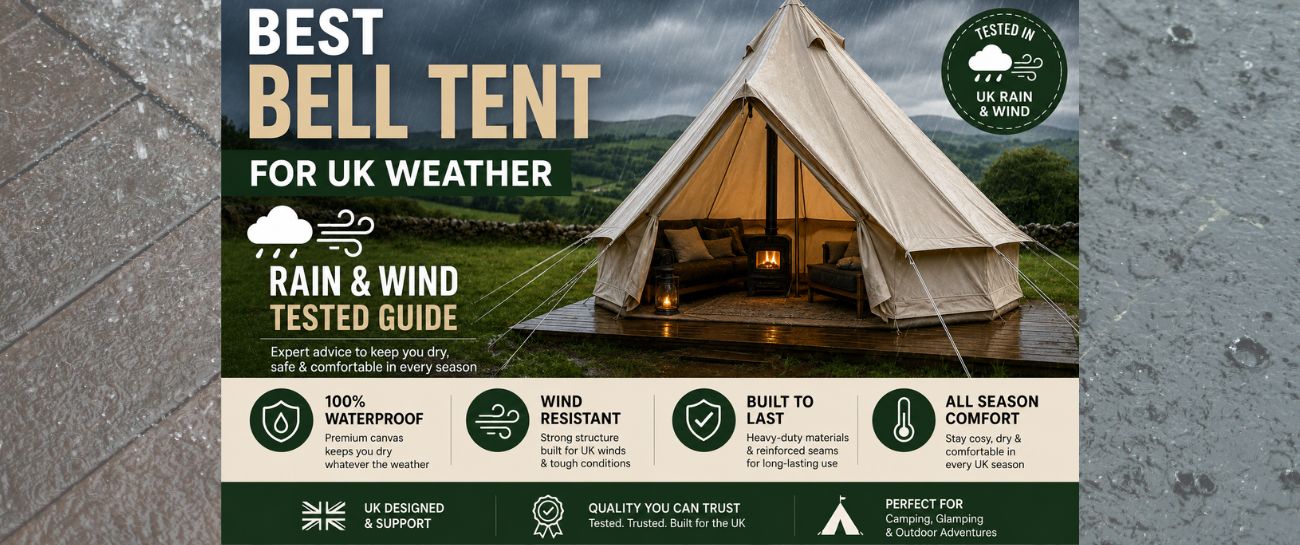 Best Bell Tent for UK Weather (Rain & Wind Tested Guide)