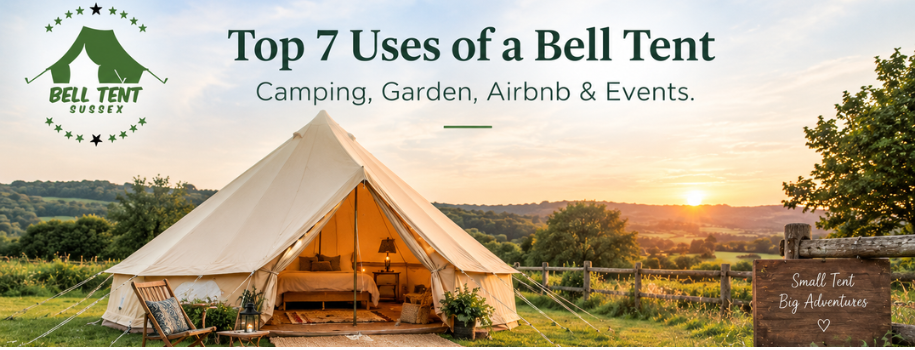Top 7 Uses of a Bell Tent | Camping, Garden, Airbnb & Events