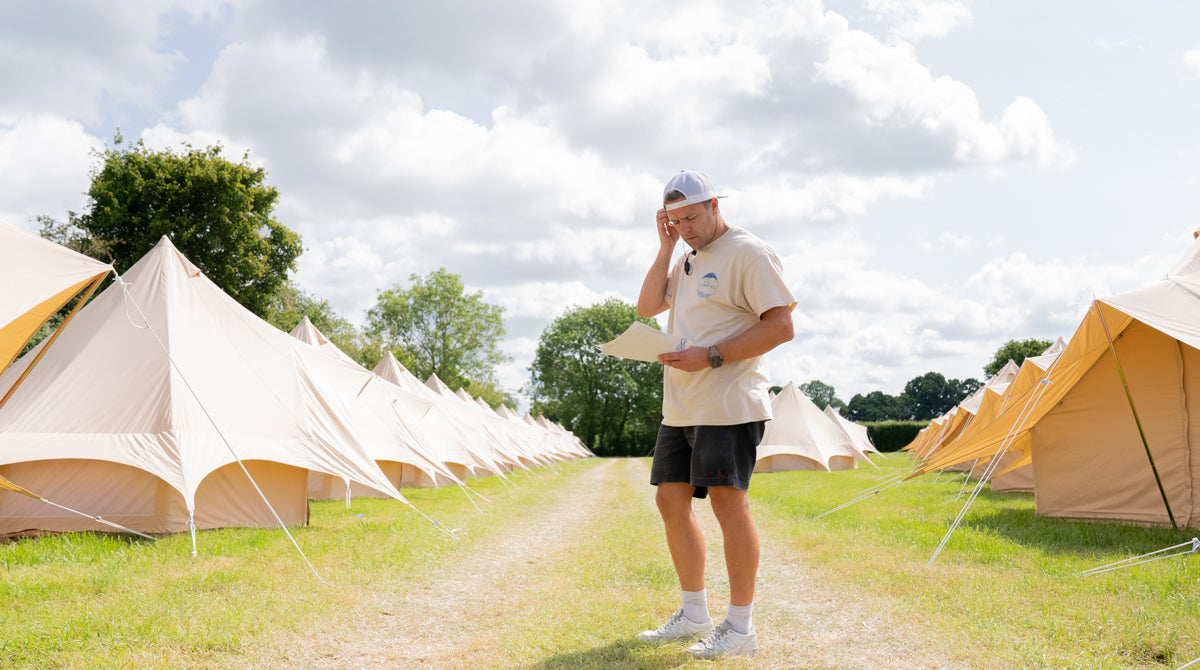 Festival Glamping Villages & Stretch Tent Installations Across the UK