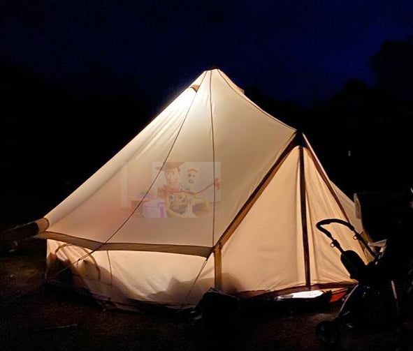 Camping Hacks: 10 Ways to Transform Your Trip, Including Projecting a Film on Your Bell Tent Canvas Before Bedtime!