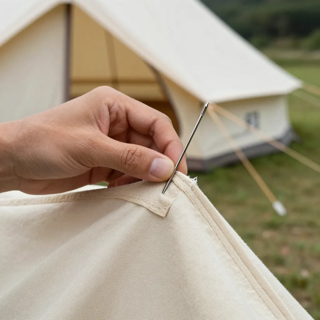 How To Stitch and Repair a Canvas Bell Tent: The Complete Guide to Extending the Life of Your Tent