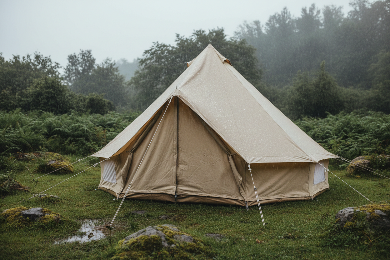 What Are Waterproof Bell Tents Made From?